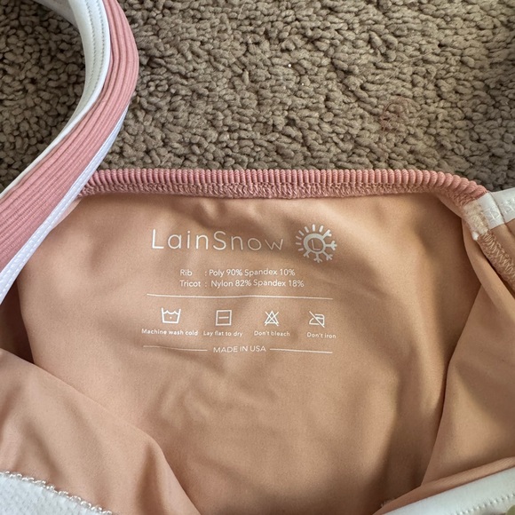 Lain Snow Light Pink One Piece Swimsuit - Picture 5 of 8